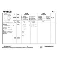 Piston+Segman 88Mm Std Ducato 2.3 - Daily Ii Multijet-(F1Ae 0481C Euro3) KONEKS 209790