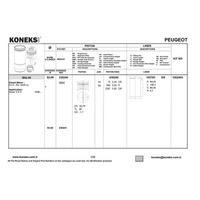 Piston+Segman 92Mm Std Boxer 2.5 D (Dj5) KONEKS 230240