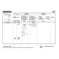 Motor Piston Segman Egea 1.4 16V 15> (72 00Mm Std) KONEKS 208830