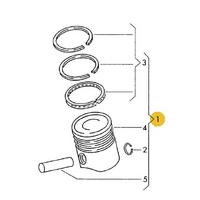 Piston+Segman (76 51Mm Std) Polo Cordoba Arosa Ibiza Ii Inca Vento 1 4 Apq Aex Akv Anx 91>99 KONEKS 238980