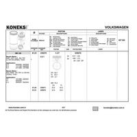 Piston+Segman (81 01Mm Std) Golf Iv Bora A3 A4 A6 Tt Alhambra Cordoba Ibiza Iii Leon Toledo Ii Octavia Beetle Passat Sharan 1 8T (150 / 152 / 156 / 180 Ps) Aeb Agu Ajh Ajl Ajq Anb Aph App Apu Aqa Aqx Ark Arz Avc Awc Awd Ayp 95>10 KONEKS 239270