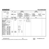 Piston+Segman (81 01Mm Std) A3 A4 Cordoba Ibiza Toledo Octavia Golf Iii Iv Beetle Passat Vento Akl Aft Adp Aeh Aek Afv Ahl Aks Apf Arm Aur Awh KONEKS 239340