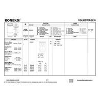 Motor Segmani Std 81.01Mm A3 A4 Altea Leon Octavia Bora Golf Iv Passat 1.6 Alz Bfq Bgu Bse Bsf Ayd KONEKS 639430