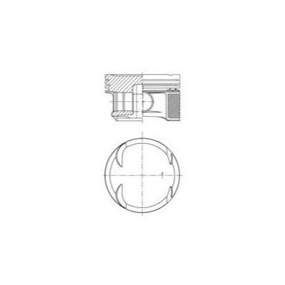 Piston + Segman 0 50Mm (Om611.9  Om612.9  Om613.9  88 51Mm  30 Pim) W203 00>07 C209 02>09 W210 99>02 W163 99>05 Vito 638 99>03 Sprinter 00>06 KONEKS 206472