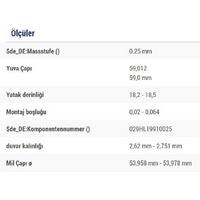 Ana Yatak 0.25 Asz Avf Azv Awx Axb  Axr Azv Bma Bmn Bjb Bkc Bkd Bke Blb Bls Bva Caha Cahb (Cayb Cayc Cffa Cffb Cfgb Ckra Cktb Cktc Ckub Ckuc Clca Clcb Csna 11.2011 Tarihine Kadar Olan Motorlar Icin) Cbaa Cbab Cbbb Cfgd Clja Cfhd  MAHLE 029HS19911025