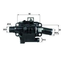 Termostat (83°) Berlingo C3 C4 C5 Jumpy Xsara 1 6 Hdi Fiesta Focus Cmax 1 6 Tdci P206 P207 P307 P4 MAHLE TH4183