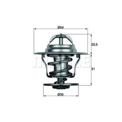 Termostat (84°) Polo Golf Ii Jetta Toledo Leon Ibiza Cordoba MAHLE TX1584D