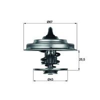 Termostat 79 °C M-Benz-İveco-Man-Renault Contasiz MAHLE TX1879