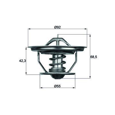 Termostat (71°) Scania 4 3 2 MAHLE TX3571