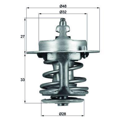 Termostat (82°) Corolla 1 3 1 6 1992 2000 Avensis 1997 2000 Rav4 1996 2000 MAHLE TX6383