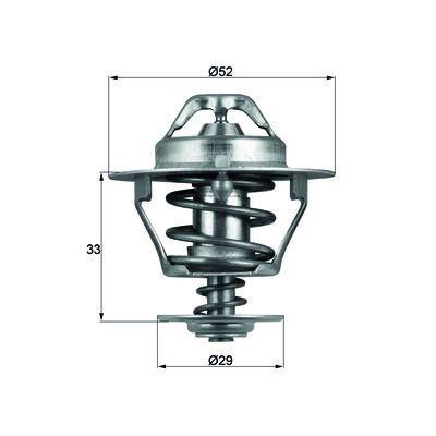 Termostat (88°) Hilux 2 4 1992> Hiace 1990> MAHLE TX7788D