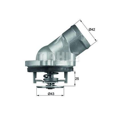 Termostat 87 °C (M112) W202 97>00 W203 00>07 Cl203 02>08 W210 96>02 W211 02>08 W220 98>05 MAHLE TI4587D