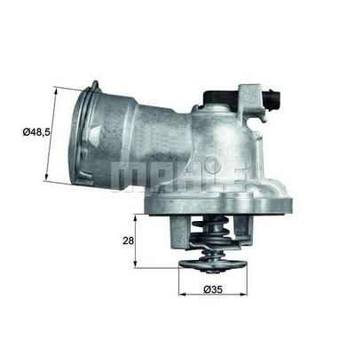 Termostat 87 °C (Elektrikli) W204 07>14 S204 07>14 C219 05>10 W211 05>08 W221 05>13 MAHLE TM2887