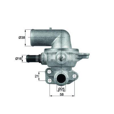 Termostat Chrysler Voyager 2.8 MAHLE TI13580D