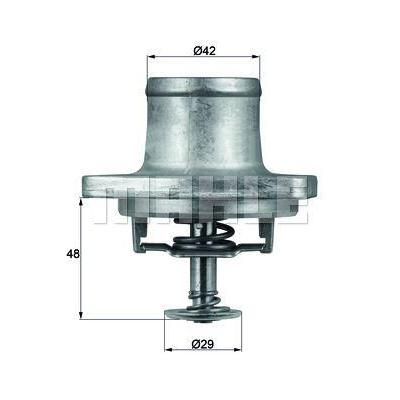 Termostat 80 °C (M119) W124 93>95 W210 96>97 W140 93>98 R107 86>89 MAHLE TI4880D