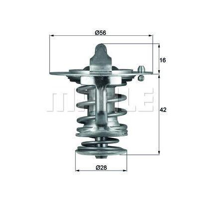 Termostat Fuso Canter 511 519 730 839 Challenger 4×4 . Chariot . Colt Iv . Colt Iv 4×4 . Colt V . Delica 4×4 MAHLE TX8376D