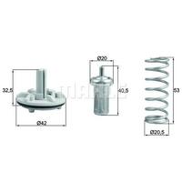 Termostat 80>95° Golf V Vi Jetta Iii Iv Polo Scirocco Tiguan Touran A1 Fabia Ibiza V Alhambra 1 4Tsi / Tfsi 08> MAHLE TX18380D