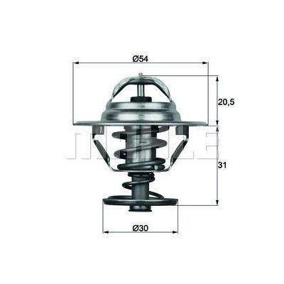 Termostat 88°C Discovery I 89>98 2.5 Tdi Primera 2.0 91> 97 MAHLE TX1088D