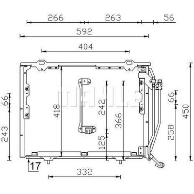 Klima Radyatoru W202 95>00 S202 96>01 C208 97>02 A208 98>02 MAHLE AC 244 001S