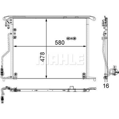 Klima Radyatoru W220 98>05 C215 99>06 R230 03>12 MAHLE AC 334 000S