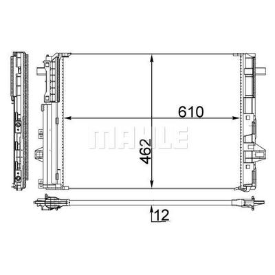 Klima Radyatoru X117 13>18 W176 13>18 W246 13>18 C117 13>18 MAHLE AC 446 000S