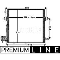 Klima Radyatoru X164 06>12 W164 05>11 W251 06>12 MAHLE AC 756 000P