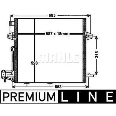 Klima Radyatoru X164 06>12 W164 05>11 W251 06>12 MAHLE AC 756 000P