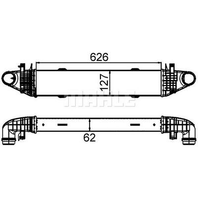 Turbosarj Radyatoru W204 07>14 S204 07>14 C204 11> W212 09>15 C207 10>16 A207 10>16 MAHLE CI 428 000S