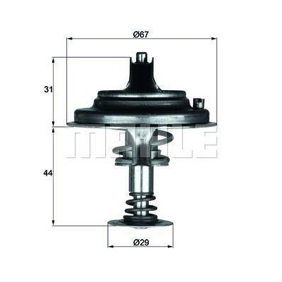 Termostat 80°C (M116  M117  M119) W124 93>95 W126 85>91 W140 91>98 R129 92>01 MAHLE TX2680D