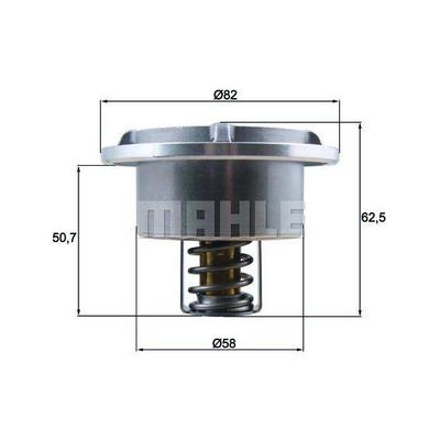 Termostat  86°C Renault Trucks  Volvo Deutz-Fahr Midlum Dxi-Deutz MAHLE THD686