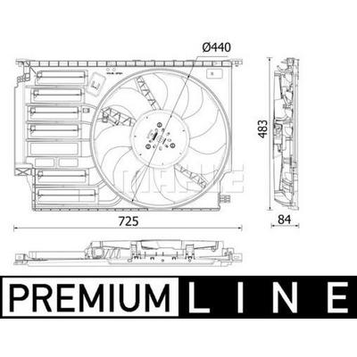 Radyator Fani Premium Line Bmw F45 F48 Mini F56 MAHLE CFF 547 000P