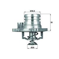 Termostat (92°) Agila 1 0 / 1 2 / 1 0 16V / 1 2 16V 00> MAHLE TI1392