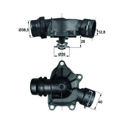 Termostat (88°) Bmw E38 E39 M57 D30 MAHLE TI2688