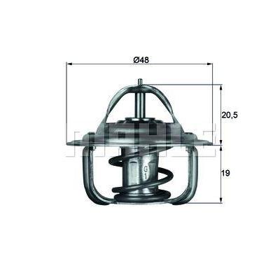 Termostat (92°) Corsa A / B Astra F / G Vectra A / B Ascona C Kadett E Cielo Lanos MAHLE TX192D