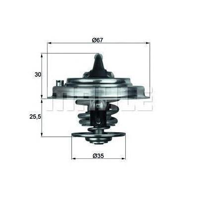 Termostat 80° Azz Bdl Bmj Cayenne A3 Tt 3.2 V6 MAHLE TX3080D