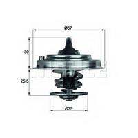 Termostat (87C) Passat 97>05 A100 91>94 A4 A6 95>05 A8 94>03 Superb 02>08 Afb Akn MAHLE TX3087D