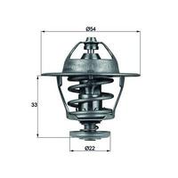 Termostat (85°) Corsa B C Astra F G H Combo Vectra B 1 7 Dti 1 7 Cdti MAHLE TX5385D