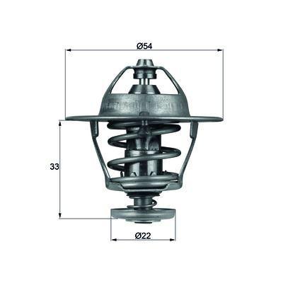 Termostat (85°) Corsa B C Astra F G H Combo Vectra B 1 7 Dti 1 7 Cdti MAHLE TX5385D