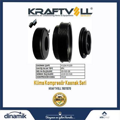 Klima Kompresor Kasnak Seti Accent Iii Era/Elentra 6Pk KRAFTVOLL 19011070