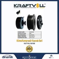 Klima Kompresor Kasnak Seti Ford Fiesta 109Mm 6Pk  Focus 1 6 16V / 1 8Tdci 98>04 Connect 1 8Tdci 02>09 Eski Model KRAFTVOLL 19011069