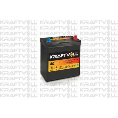 Aku 12V 40 Ah Ns40 (197×129×227) Dar Tam Kapali Ince KRAFTVOLL 18010001