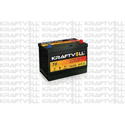 Aku 12V 70 Ah N50 (260×173×225) Tam Kapali Asya KRAFTVOLL 18010010