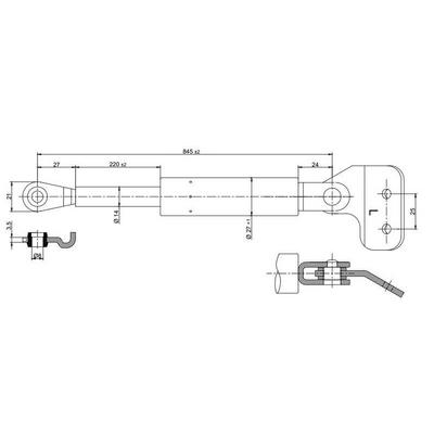 Bagaj Amortisoru Sol Mazda E2200 KRAFTVOLL 09010298