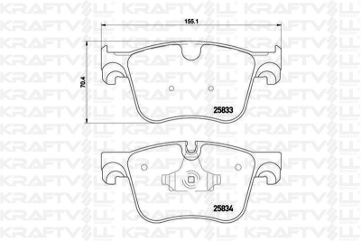 On Fren Balatasi Peugeot 308 Ii 13> Citroen C4 Picasso Ii KRAFTVOLL 07010059