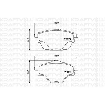 Arka Fren Balatasi 3008 Ii-308 Ii-5008 Ii-508 Ii-C4 Grand Picasso Ii-C5 Aircross-Ds7-Grandland X 13> Disk Capi : 290Mm KRAFTVOLL 07010104