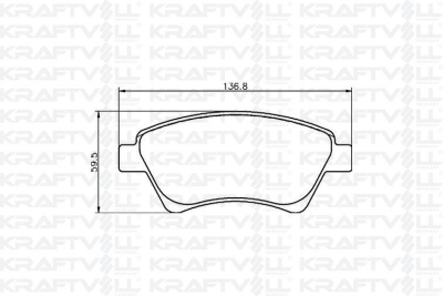 Fren Balatasi On Megane Ii Scenic Ii 1.4 / 1.5Dci / 1.6 / 1.9Dci / 2.0 Kangoo 1.9Dci 01> KRAFTVOLL 07010016