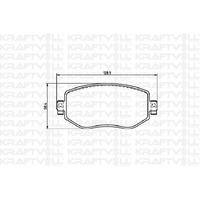 On Fren Balatasi Renault Megane Iv  1.2 Tce 1.3 Tce 1.5 Dci 1.6 16V 2016> KRAFTVOLL 07010033