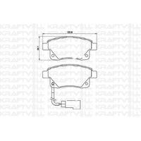 Fren Balatasi Arka Transit V347 V348 2.2Tdci / 2.4Tdci / 3.2Tdci 06 > KRAFTVOLL 07010020