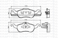 On Fren Balatasi Focus 1 6 16V / 1 8 16V / 1 8Tdci / 2 016V 98>04 KRAFTVOLL 07010023