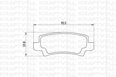 Arka Fren Balatasi Toyota Corolla 1.4 1.6 Vvti Benzinli 2003-2007 KRAFTVOLL 07010082